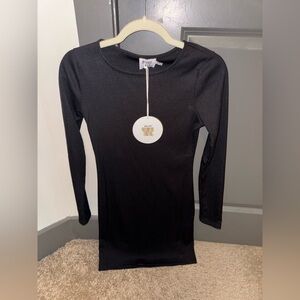 BRAND NEW W/ TAGS, Black Long Sleeve Princess Polly Dress